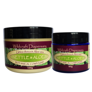 NETTLE & ALOES HERBAL OINTMENT for Cooling and Skin Comfort