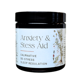 ANXIETY & STRESS AID - Ashwagandha, Oatstraw, Valerian & More.