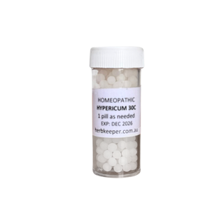 HOMEOPATHIC HYPERICUM 30C PILLS