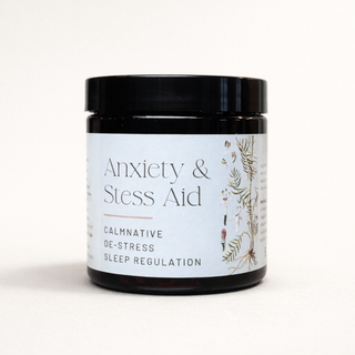 ANXIETY & STRESS AID - Ashwagandha, Oatstraw, Valerian & More.