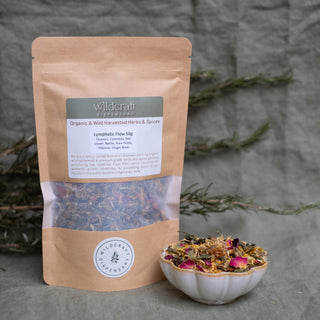 Lymphatic Flow Tea 50g | Herbal Lymphatic Support Blend for Skin, Detox and Circulation