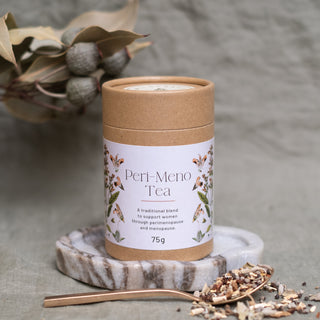 PERI-MENO Tea for Perimenopause and Menopause - Chaste Tree, Dong Quai, Honeybush.