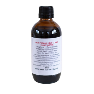 4 HERB FORMULA ESSIAC LIQUID EXTRACT image 0