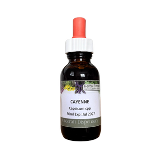 CAYENNE PEPPER 50ml Extract / Tincture Herbal Liquid capsicum spp / frutescens
