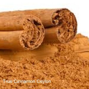 True Cinnamon or Ceylon Cinnamon (Cinnamomum zeylanicum / verum)