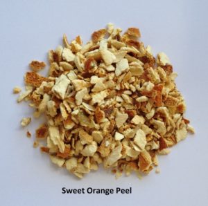 Organic Dried Sweet Orange Peel - Citrus sinensis
