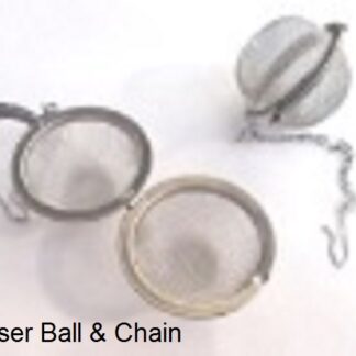 Herbal tea INFUSER Ball & Chain Stainless steel 304.