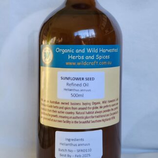 Sunflower Seed Oil 500ml Glass bottle