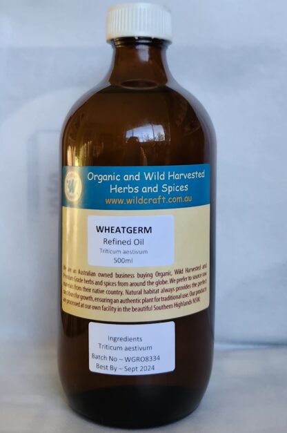 Wheatgerm Oil 500ml Glass bottle